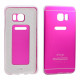 Samsung Galaxy S6 Edge Plus Slim Aluminum Hybrid Case (Hot Pink)