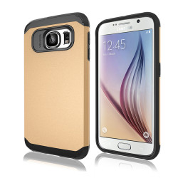 Samsung Galaxy S6 Slim Fit Armor Hybrid Case (Champagne Gold)