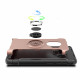 Galaxy S9 360 Rotating Ring Stand Hybrid Case with Metal Plate (Rose Gold)