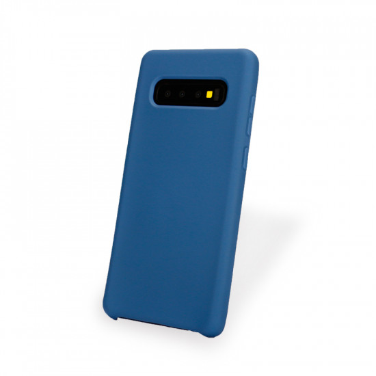 Galaxy S10 Slim Silicone Hard Case (Navy Blue)