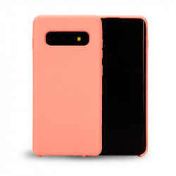 Galaxy S10+ (Plus) Slim Silicone Hard Case (Pink)