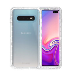 Galaxy S10e Transparent Clear Armor Robot Case (Clear)