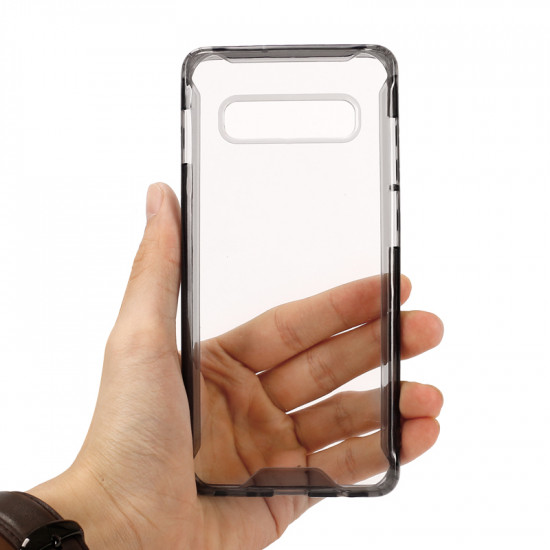 Galaxy S10e Clear Armor Hybrid Transparent Case (Smoke)