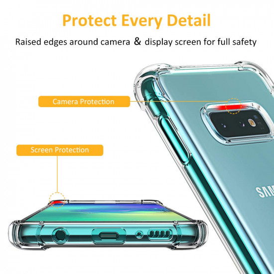 Galaxy S10e Crystal Clear Transparent Case (Clear)