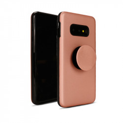 Galaxy S10e Pop Up Grip Stand Hybrid Case (Rose Gold)