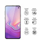 Galaxy S10e Tempered Glass Full Screen Protector - Case Friendly (Black)