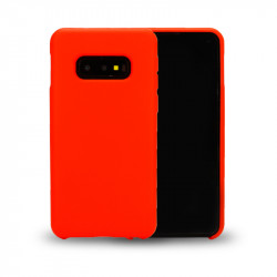 Galaxy S10e Slim Silicone Hard Case (Red)