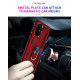 Samsung Galaxy S20+ Plus (6.7in) Tech Armor Ring Grip Case with Metal Plate (Red)