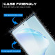 Galaxy S20+ Plus (6.7in) 3D Tempered Glass Full Screen Protector with Working Adhesive In Screen Finger Scanner (Black)