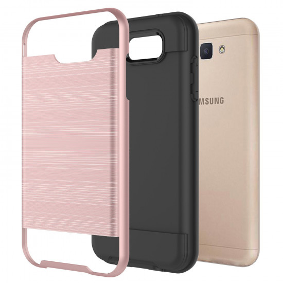 Samsung Galaxy J5 Prime, G570, On5 (2016) Armor Hybrid Case (Rose Gold)