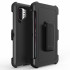 Galaxy Note 10+ (Plus) Armor Robot Case with Clip (Black Black)