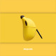 Cute Design Cartoon Silicone Cover Skin for Airpod (1 / 2) Charging Case (Banana)