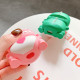 Cute Design Cartoon Silicone Cover Skin for Airpod (1 / 2) Charging Case (Green Dinosaur)