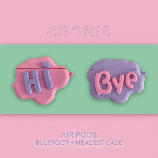 Cute Design Cartoon Silicone Cover Skin for Airpod (1 / 2) Charging Case (Hi)