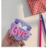 Cute Design Cartoon Silicone Cover Skin for Airpod (1 / 2) Charging Case (Bye)