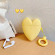 Cute Design Cartoon Silicone Cover Skin for Airpod (1 / 2) Charging Case (Pink Heart)