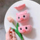 Cute Design Cartoon Silicone Cover Skin for Airpod (1 / 2) Charging Case (Pig)
