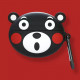 Cute Design Cartoon Silicone Cover Skin for Airpod (1 / 2) Charging Case (Surprise Bear)