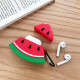 Cute Design Cartoon Silicone Cover Skin for Airpod (1 / 2) Charging Case (Watermelon)