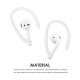 AirPods EarHook for Apple AirPods Great for Running, Jogging, Cycling, Gym and Other Activities (White)