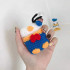 Cute Design Cartoon Handcraft Wool Fabric Cover Skin for Airpod (1 / 2) Charging Case (Donald Suit)