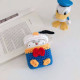 Cute Design Cartoon Handcraft Wool Fabric Cover Skin for Airpod (1 / 2) Charging Case (Donald Suit)