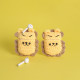 Cute Design Cartoon Handcraft Wool Fabric Cover Skin for Airpod (1 / 2) Charging Case (Lion)