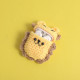 Cute Design Cartoon Handcraft Wool Fabric Cover Skin for Airpod (1 / 2) Charging Case (Lion)