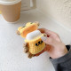 Cute Design Cartoon Handcraft Wool Fabric Cover Skin for Airpod (1 / 2) Charging Case (Lion)