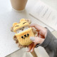 Cute Design Cartoon Handcraft Wool Fabric Cover Skin for Airpod (1 / 2) Charging Case (Lion)