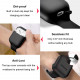 Wrist Band Accessories Sport Strap Cover Full Protective Silicone Skin Compatible with Apple Airpods [2 / 1] Wireless Charging Case (Black)