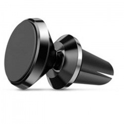360 Universal Magnetic Snap-On Air Vent Car Mount Holder 005 - Secure & Adjustable for All Phone Models (Black)
