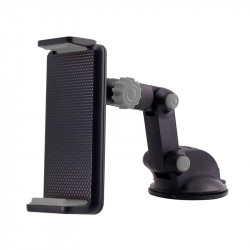 Clip Long Neck Tablet Windshield & Dashboard Car Mount Holder C058 - Versatile, Secure & Durable for All Tablets (Black)