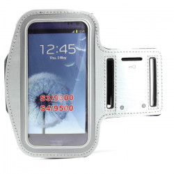 Samsung Galaxy S4 S3 Sports Armband (Silver)