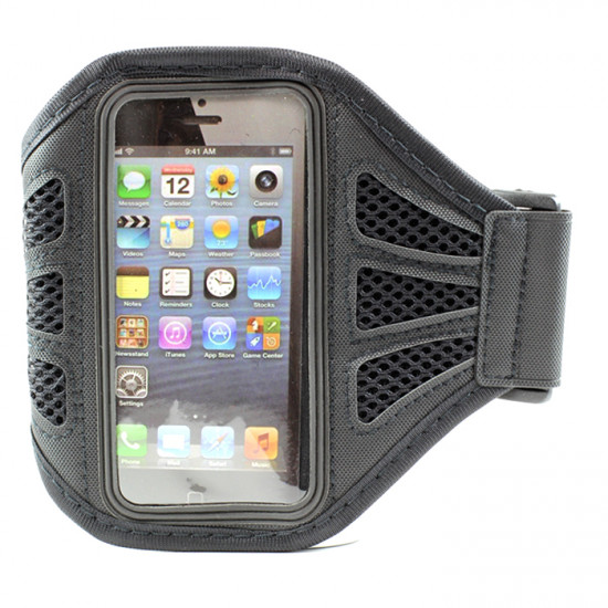 iPhone 5S 5C 5 Mesh Armband (Black)