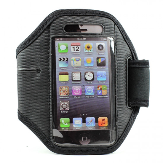 iPhone 5S 5C 5 Slim Fit Armband (Black)