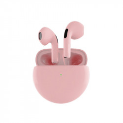 TWS Mini True Wireless Earbuds P63, Touch Control Bluetooth Headset, Built-in Mic, 3D Heavy Bass, Bluetooth 5.0, Perfect for All Activities (Pink)