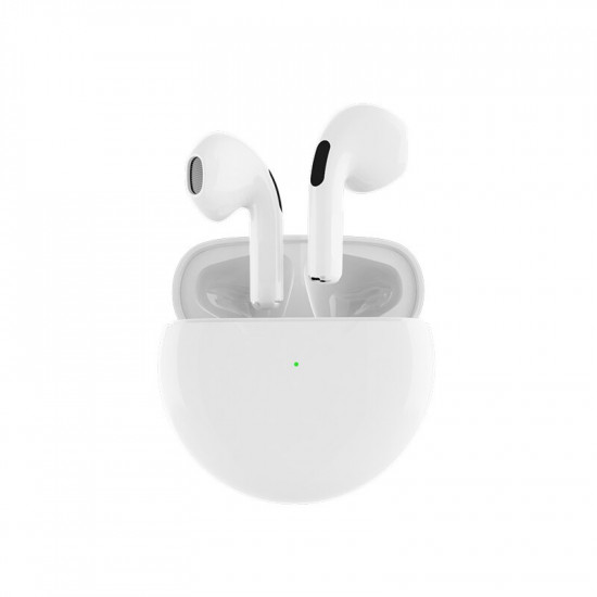 TWS Mini True Wireless Earbuds P63, Touch Control Bluetooth Headset, Built-in Mic, 3D Heavy Bass, Bluetooth 5.0, Perfect for All Activities (White)