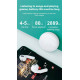 TWS Mini True Wireless Earbuds P63, Touch Control Bluetooth Headset, Built-in Mic, 3D Heavy Bass, Bluetooth 5.0, Perfect for All Activities (White)