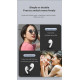 TWS Mini True Wireless Earbuds P63, Touch Control Bluetooth Headset, Built-in Mic, 3D Heavy Bass, Bluetooth 5.0, Perfect for All Activities (White)
