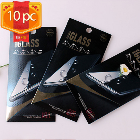 Samsung Galaxy A10E, A102 Full Tempered Glass Screen Protector 10pc Pack (Clear)