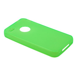 iPhone 4S 4 TPU Gel Case (Green)