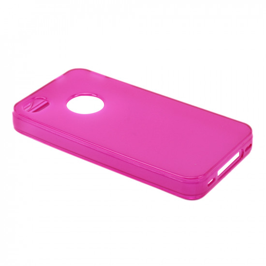 iPhone 4S 4 TPU Gel Case (Hot PInk)