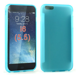 Apple iPhone 6 Plus 5.5 TPU Gel Case (Blue)