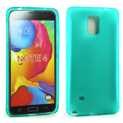Samsung Galaxy Note 4 Soft TPU Gel Case (Green)