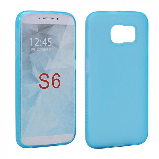 Samsung Galaxy S6 TPU Gel Soft Case (Blue)