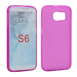 Samsung Galaxy S6 TPU Gel Soft Case (Hot Pink)