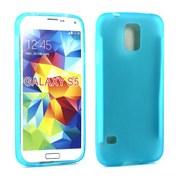 Samsung Galaxy S5 SM-G900 TPU Gel Case (Blue)