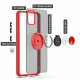 Tuff Slim Armor Hybrid Ring Stand Case for Samsung Galaxy A71 5G (Red)