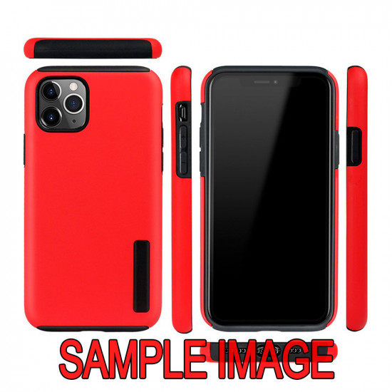 Ultra Matte Armor Hybrid Case for Samsung Galaxy A52 (Red)